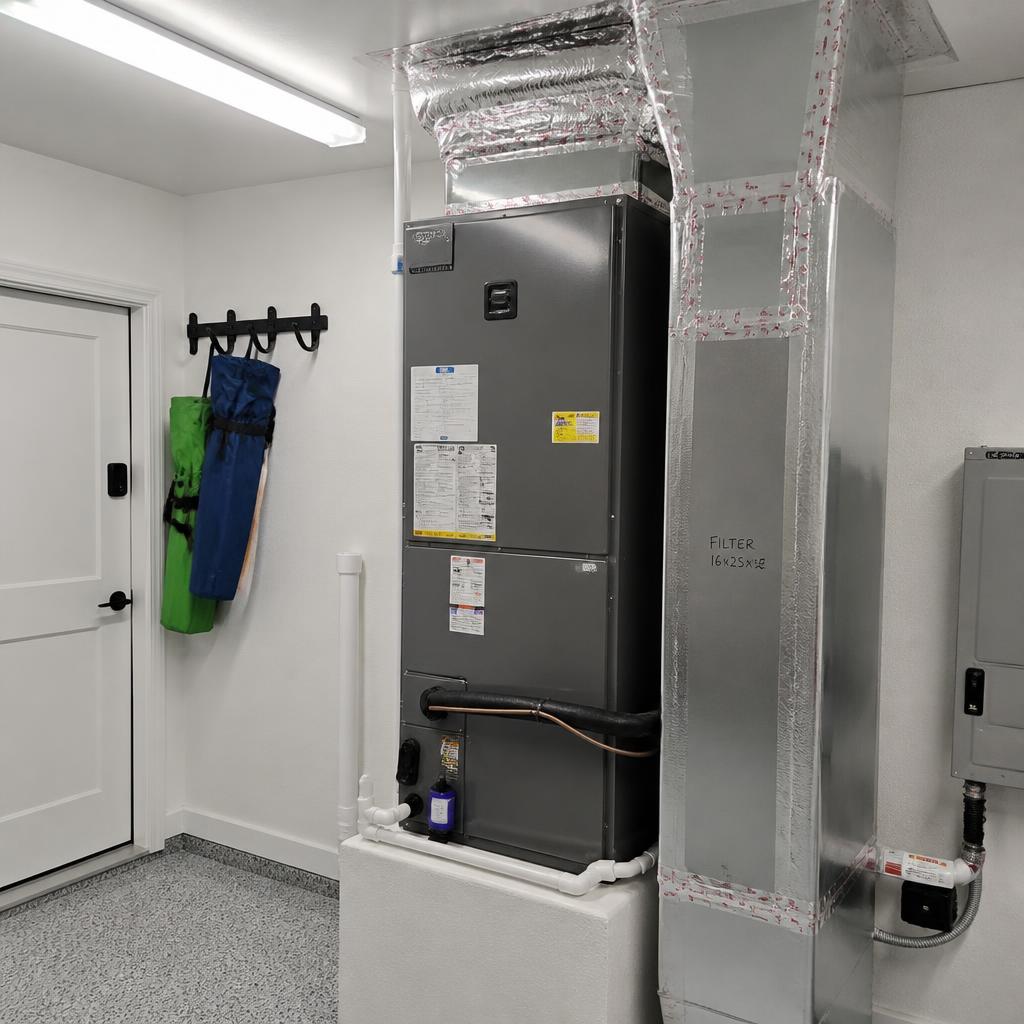 HVAC ductwork and air handler — a common source of humidity-driven mold in Florida homes